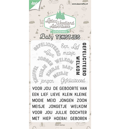Joy! Clearstempel - LWA - Babytekstjes &nbsp;6410/0514