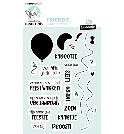 Studio Light - Craftlab - Clear Stamp Friendz nr.262 CCL-FR-STAMP262 A6