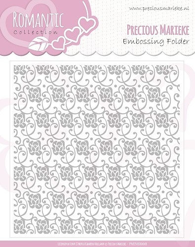 Precious marieke, Romance , embossing folder