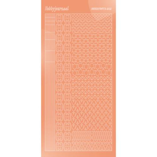 Hobbydots sticker - Mirror - Salmon STDM12K