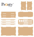 Pronty MDF 3mm Pennen houder 465.669.001 170x60x100 mm