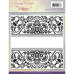 Vintage Flowers - Embossing Folder - Jeanine&#039;s Art JAEMB10005