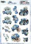 3D Pushout Sheet - Berries Beauties - Blue Meadow - Transport SB11030