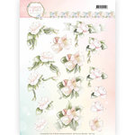 3D Knipvel - Precious Marieke - Flowers in Pastels - Believe in Pink CD11142