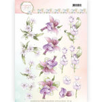 3D Knipvel - Precious Marieke - Flowers in Pastels - Lilac Mist CD11140