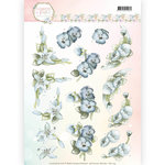 3D Knipvel - Precious Marieke - Flowers in Pastels - True Blue CD11139