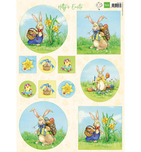 Marianne Design - Knipvel A4 - Hetty&#039;s Easter - HK1702 