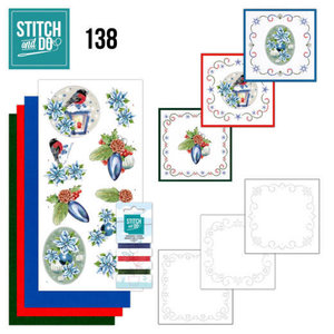 STDO138 Stitch and Do 138 - Jeanine's Art -&nbsp;Christmas Flowers - Christmas Lantern