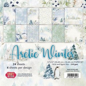 Craft&amp;You Arctic Winter Small Paper Pad 6x6 36  CPB-AW15