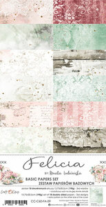 Craft O Clock Set of Basic Papers 15x30 cm Felicia  CC-C60-FA-09