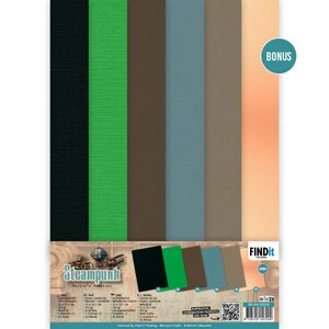 Linen Cardstock Pack - Berries Beauties - Steampunk - A4 BB-A4-10024