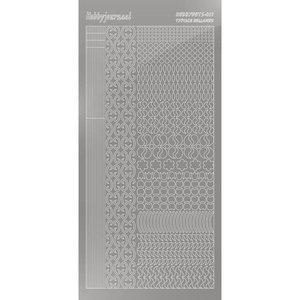 Hobbydots sticker - Mirror - Silver STDM118