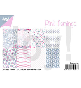 Joy! papierset -Pink flamingo 6011/0624