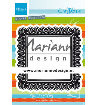 Marianne desgn - Craftables stencil Shaker Square CR1475