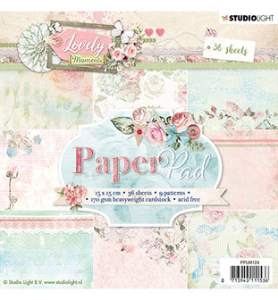 Studio Light - Paper pad - 36 vel Lovely Moments nr.124- PPLM124