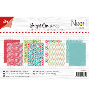 Joy! papierset -Noor Design - Design Bright Christmas 6011/0635