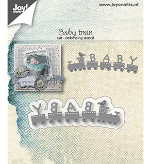 Joy! stencil- Baby-trein - &nbsp;6002/1407