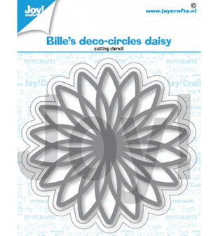 Joy! stencil- Bille Deco- Circles Daisy - &nbsp;6002/1401