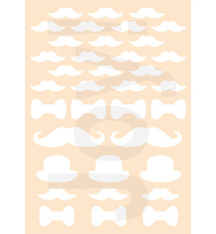 Joy craft- Polybesa Scrap stencil - Gentlemens Moustache  6002/0890