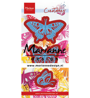 Marianne desgn - LR0509 - Creatables stencil - Tiny&#039;s butterflies set