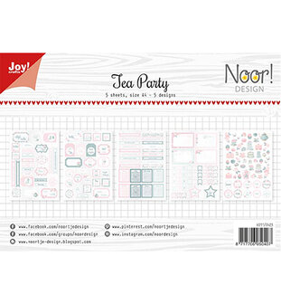 Joy! labelsheets cuttingsheet Noor - Tea Party6011/0423