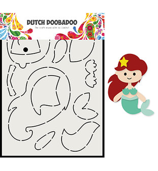 DDBD Card Art -  Build up - Mermaid/ zeemeermin  A5 470.713.810