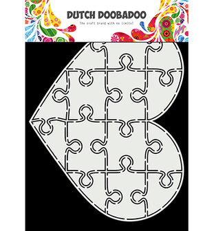 DDBD Card Art -  Card Art Puzzel hart  A5 470.713.847