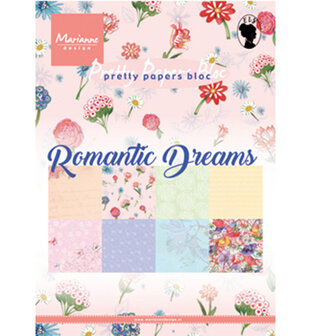 Marianne design - Pretty Papers bloc -  PK9160 - Romantic Dreams
