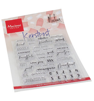 Clear stamp - Kerst Post by Marleen&nbsp;CS1069