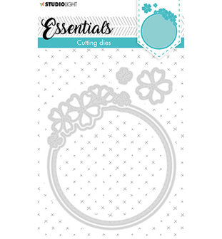 Studio Light Embossing -  SL Cutting Die Small shape round flower Essentials nr.387