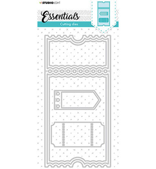 Studio Light Embossing - Die Cut Stencil - Cutting DIe- Slimline Essentials nr.35