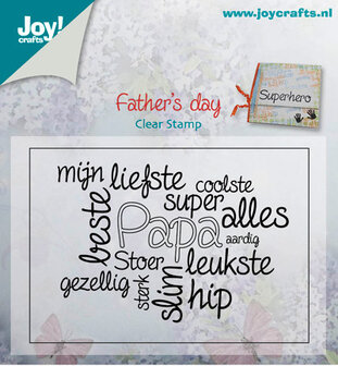 Joy!Crafts 6410/0408 - Teksten papa