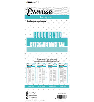 Studio Light - SL-ES-CD215 - Celebration sentiments Essentials nr.215