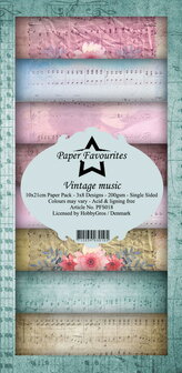 Dixi Slimline PaperPack 10x21 cm Vintage Music