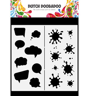 Dutch Doobadoo Mask Art Slimline Spatter 470.784.138 210x210mm
