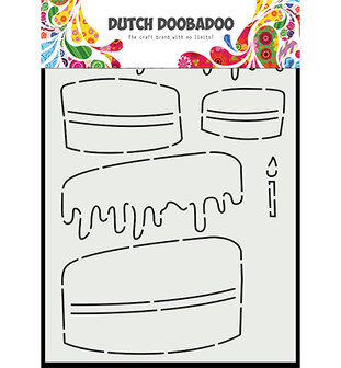 Dutch Doobadoo Card Art Built up Cake 470.784.129 A5