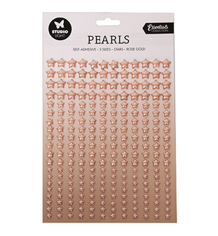 SL-ES-PEARL10 - Rose gold stars Essentials nr.10 - 140x230mm