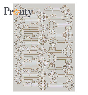 Pronty Grey Chipboard Sleutels A5 492.001.030 A5