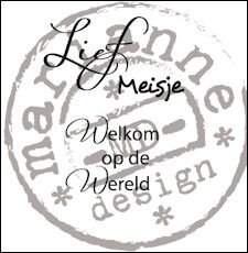 Marianne design, Lief meisje, welkom op de wereld