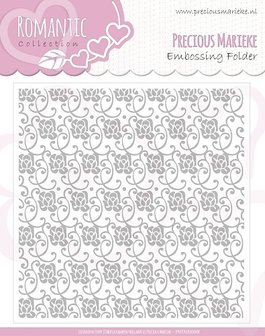 Precious marieke, Romance , embossing folder