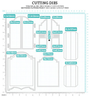 Studio Light - Cutting Dies - Essentials nr.455 SL-ES-CD455 280x150mm