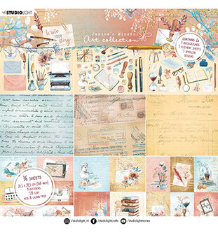 Studio Light Paper Pad JMA Write your story nr.35 JMA-wys-PP35 203x203mm
