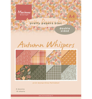 Marianne Design -  Paperpad - Eline&lsquo;s Autumn Whispers PB7059 A4