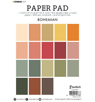 Studio Light Paper Pad Essentials - Bohemian - nr.90 SL-ES-PP90 A5
