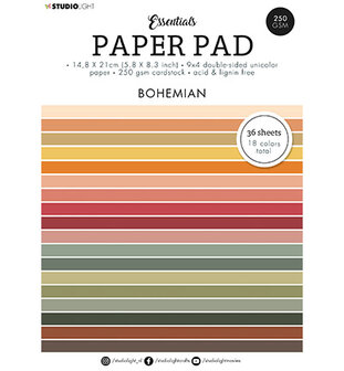 Studio Light Paper Pad Essentials - Bohemian - nr.90 SL-ES-PP90 A5