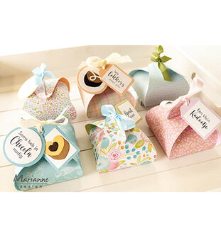 Marianne Design-  craft Stencil - Bonbon box PS8142 210x240mm