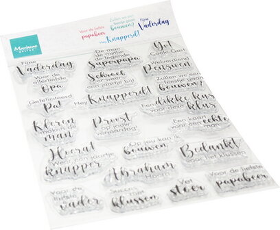 &nbsp; Clear Stamp Voor de man &nbsp;CS1172&nbsp;