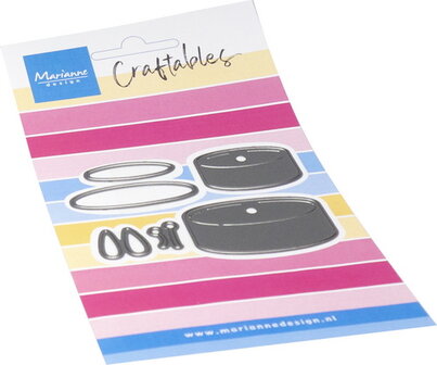 &nbsp; Craftables stencil Tea lights &nbsp;CR1689&nbsp;
