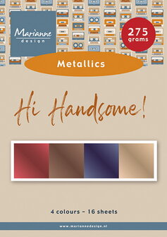 &nbsp; Pretty Papers bloc Hi Handsome ! metallics A5 &nbsp;PK9210&nbsp;