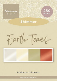 &nbsp; Pretty Papers bloc Earth tones Shimmer A5 &nbsp;PK9206&nbsp;